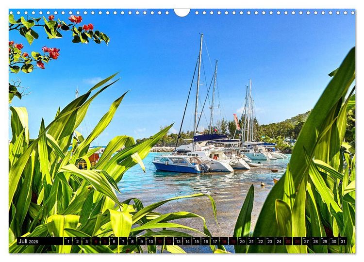 Produktbild: Seychellen Paradies 2026 (Wandkalender 2026 DIN A3 quer), CALVENDO Monatskalender