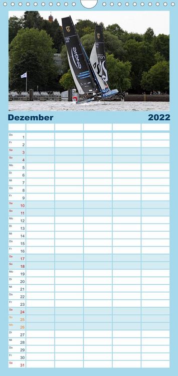 Produktbild: High Speed Katamarane - Schwebend ans Limit - Familienplaner hoch (Wandkalender 2022 , 21 cm x 45 cm, hoch)