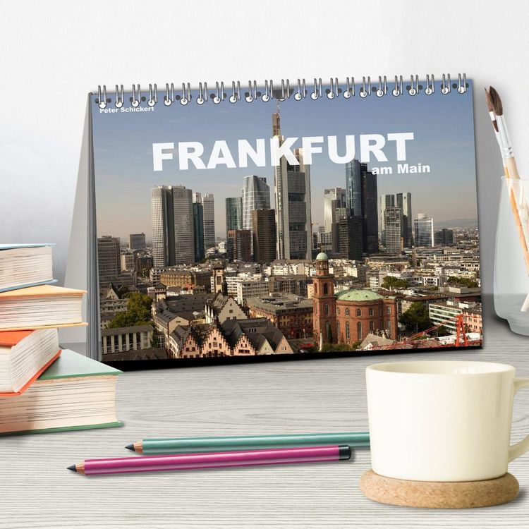 Produktbild: Frankfurt am Main (Tischkalender 2026 DIN A5 quer), CALVENDO Monatskalender
