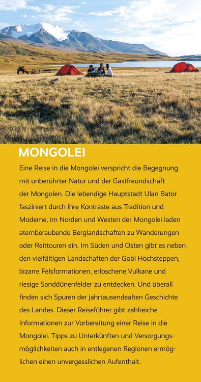 Produktbild: TRESCHER Reisef&uuml;hrer Mongolei