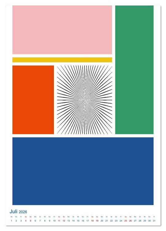 Produktbild: Spiel mit Farben (hochwertiger Premium Wandkalender 2026 DIN A2 hoch), Kunstdruck in Hochglanz