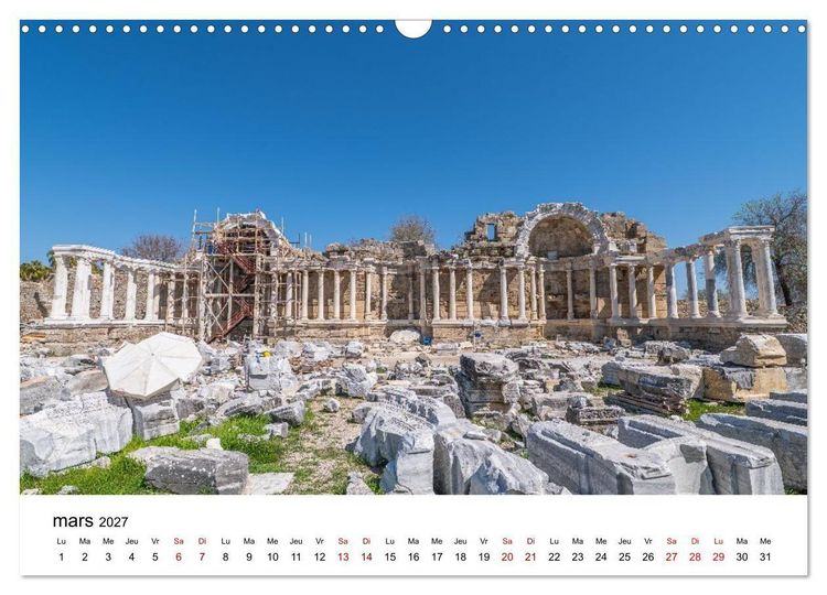 Produktbild: LA RIVIERA TURQUE Antiquit&eacute;. C&ocirc;te. Lumi&egrave;re. (Calendrier mural 2027 DIN A3 vertical), CALVENDO calendrier mensuel