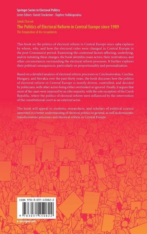 Produktbild: The Politics of Electoral Reform in Central Europe since 1989