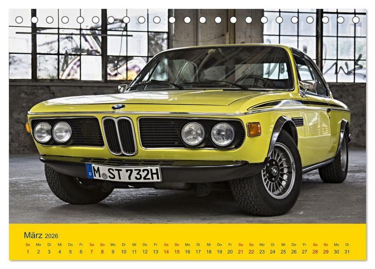 Produktbild: Automobile Tr&auml;ume der 70er (Tischkalender 2026 DIN A5 quer), CALVENDO Monatskalender