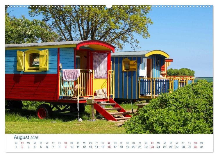 Produktbild: Freiheit auf Reisen 2026. Impressionen vom Camping und Zelten (hochwertiger Premium Wandkalender 2026 DIN A2 quer), Kunstdruck in Hochglanz