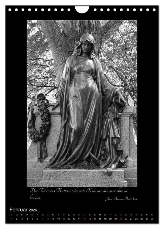 Produktbild: S&uuml;dfriedhof Leipzig (Wandkalender 2026 DIN A4 hoch), CALVENDO Monatskalender