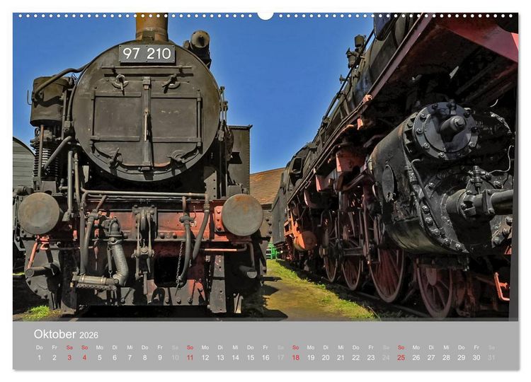 Produktbild: F&uuml;r Liebhaber des Dampfes (Wandkalender 2026 DIN A2 quer), CALVENDO Monatskalender