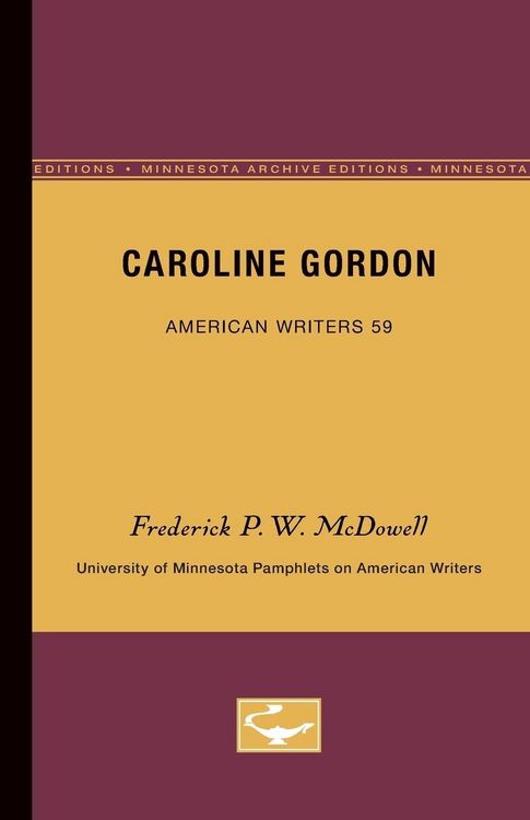 Produktbild: Caroline Gordon - American Writers 59