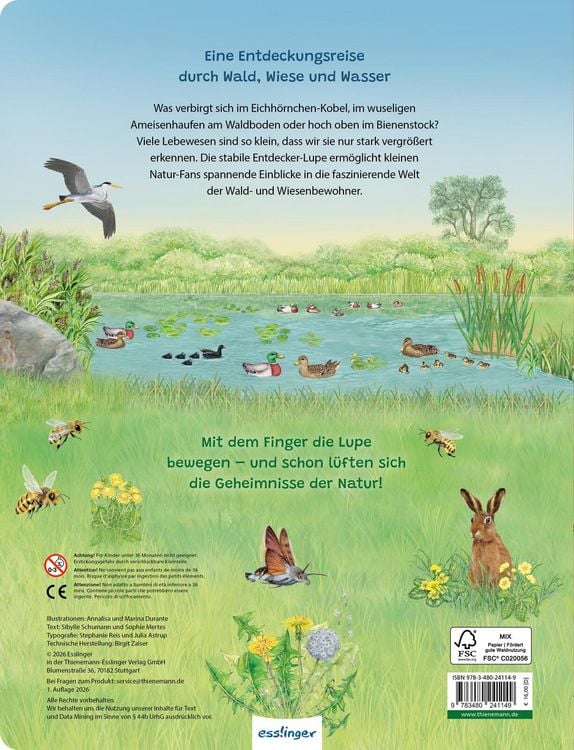 Produktbild: Mein Lupen-Wimmelbuch: Wald und Wiese