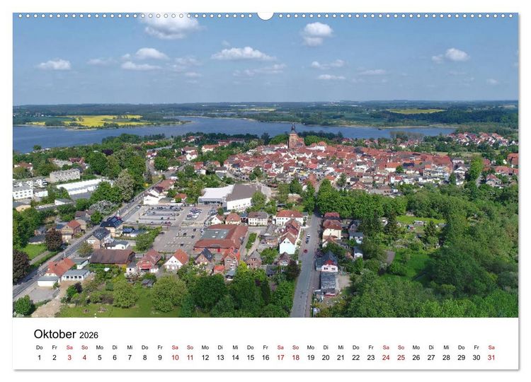 Produktbild: Sternberg in Mecklenburg - Luftaufnahmen von Markus Rein (hochwertiger Premium Wandkalender 2026 DIN A2 quer), Kunstdruck in Hochglanz