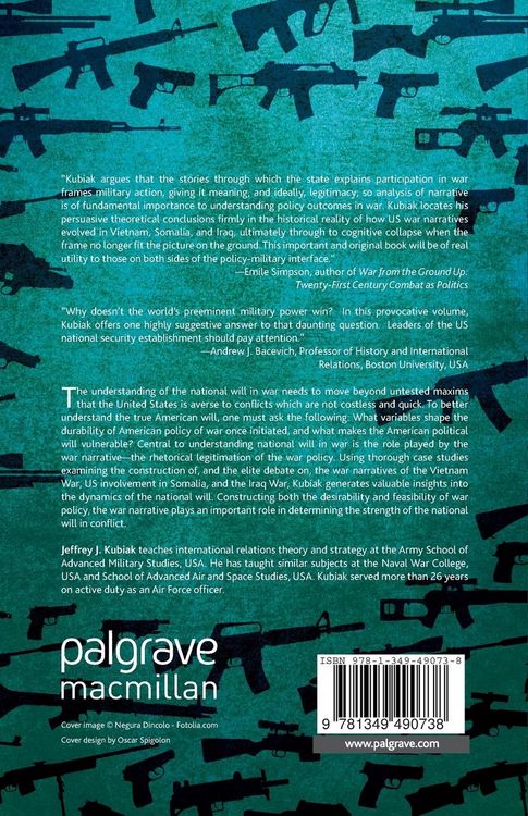Produktbild: War Narratives and the American National Will in War