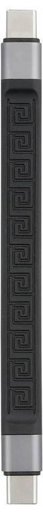 Produktbild: Renkforce USB-C&reg; Kabel USB4&reg; USB-C&reg; 0.12m Schwarz Schl&uuml;sselanh&auml;nger RF-6738046