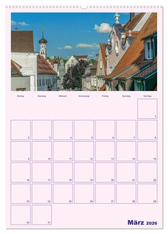 Produktbild: Rund um Bayern (Wandkalender 2026 DIN A2 hoch), CALVENDO Monatskalender