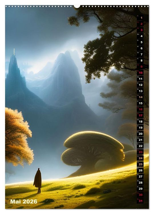 Produktbild: Fantastische Wanderungen (hochwertiger Premium Wandkalender 2026 DIN A2 hoch), Kunstdruck in Hochglanz