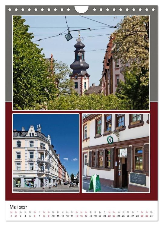 Produktbild: Frankfurt am Main und die sch&ouml;nsten Stadtteilen (Wandkalender 2027 DIN A4 hoch), CALVENDO Monatskalender
