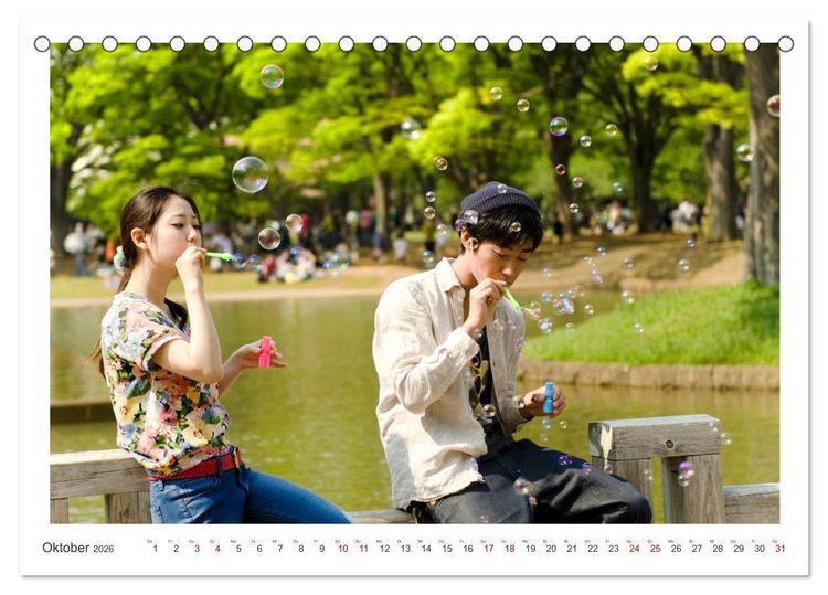 Produktbild: Menschen in Japan (Tischkalender 2026 DIN A5 quer), CALVENDO Monatskalender