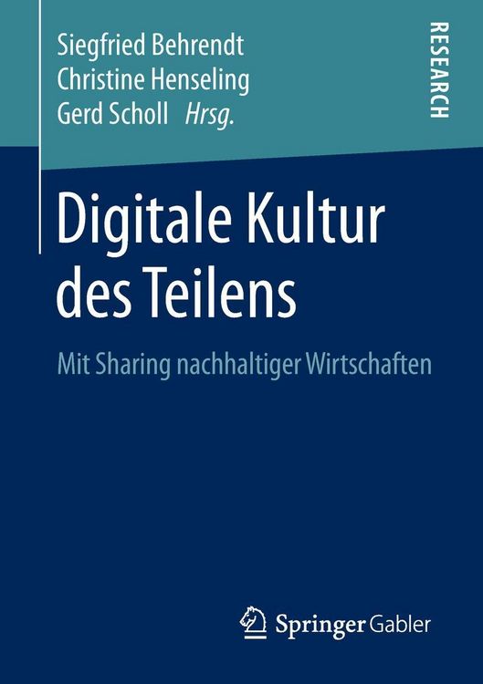 Produktbild: Digitale Kultur des Teilens