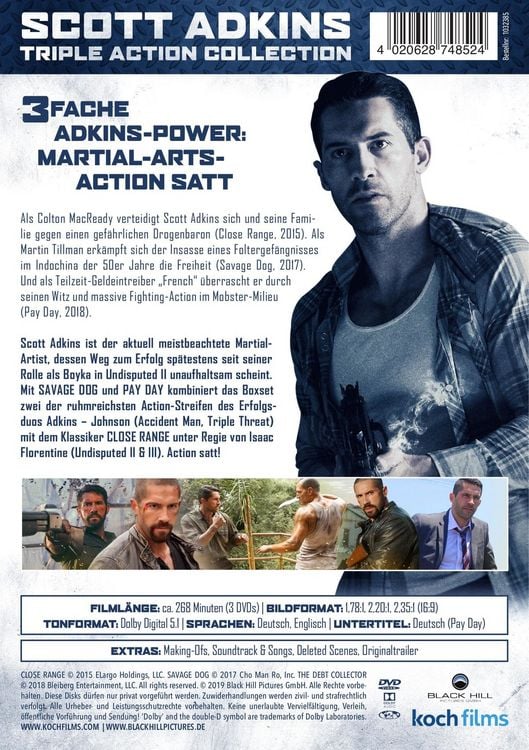 Produktbild: Scott Adkins Triple Action Collection [3 DVDs]