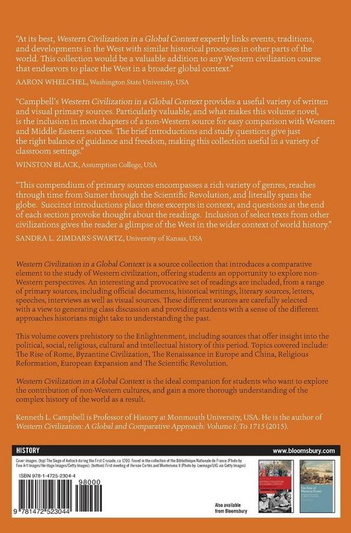 Produktbild: Western Civilization in a Global Context