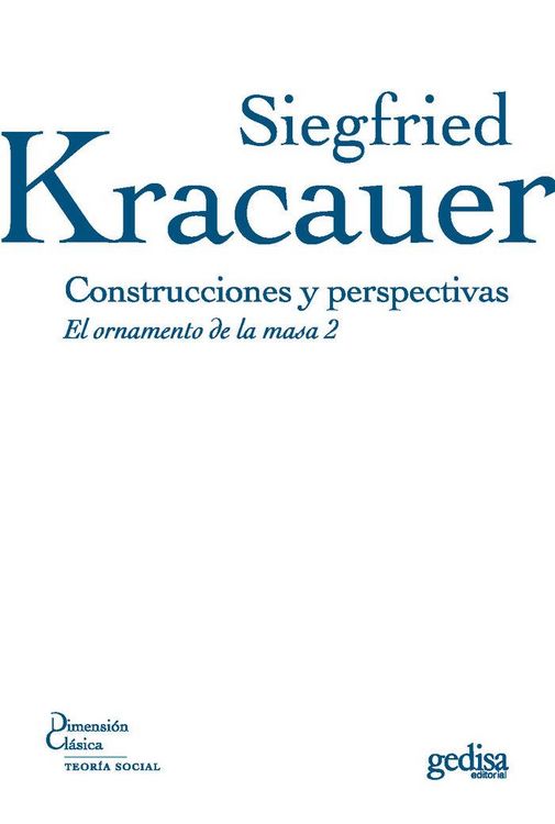 Produktbild: Construcciones y perspectivas : el ornamento de la masa, 2