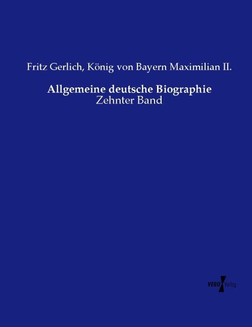 Produktbild: Allgemeine deutsche Biographie