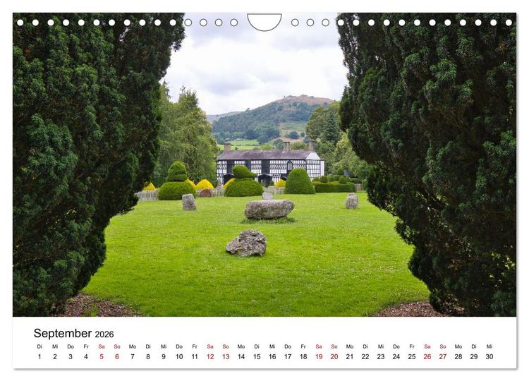 Produktbild: Wales Land der Sehensw&uuml;rdigkeiten, Landschaften und Natur (Wandkalender 2026 DIN A4 quer), CALVENDO Monatskalender