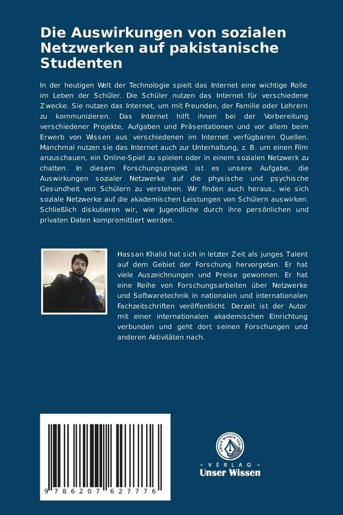 Produktbild: Die Auswirkungen von sozialen Netzwerken auf pakistanische Studenten