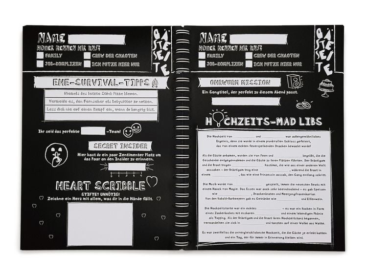 Produktbild: Familiawedding DAS Crazy G&auml;stebuch zur Hochzeit