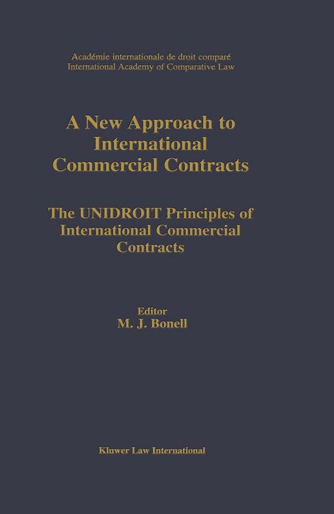 Produktbild: New Approach to International Commercial Contracts