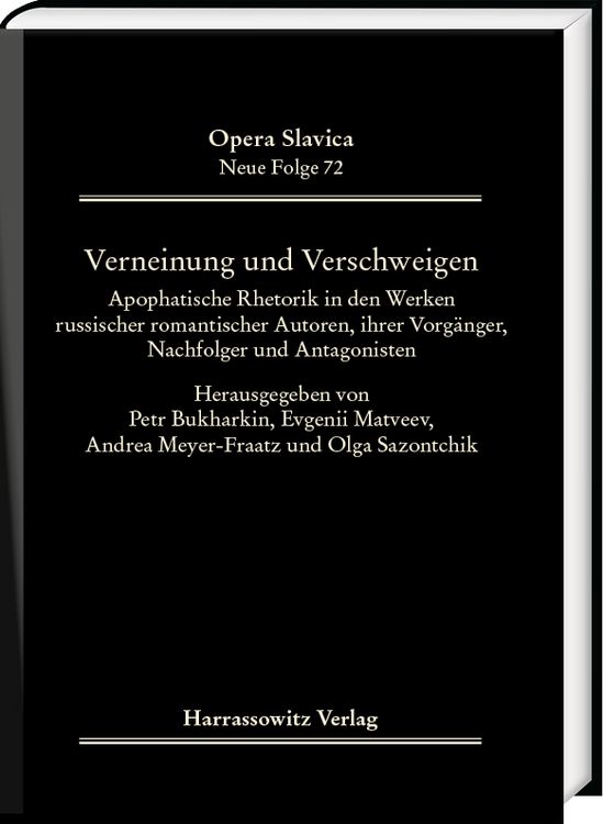 Produktbild: Verneinung und Verschweigen