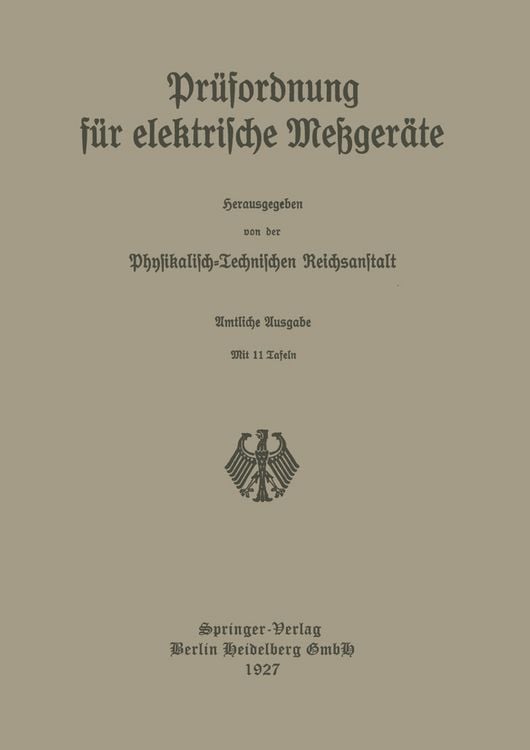 Produktbild: Pr&uuml;fordnung f&uuml;r elektrische Me&szlig;ger&auml;te