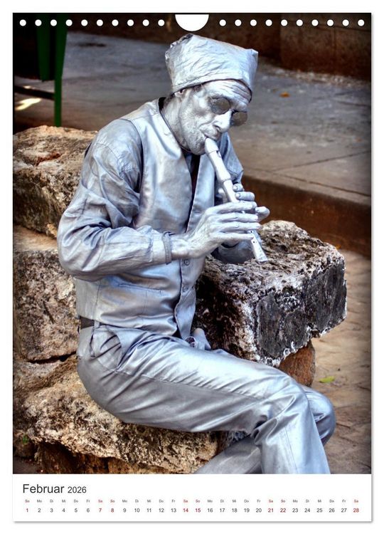 Produktbild: HABANEROS - Lebende Statuen in Havanna (Wandkalender 2026 DIN A4 hoch), CALVENDO Monatskalender