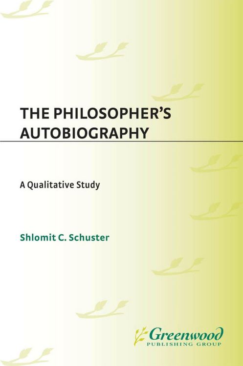 Produktbild: The Philosopher's Autobiography