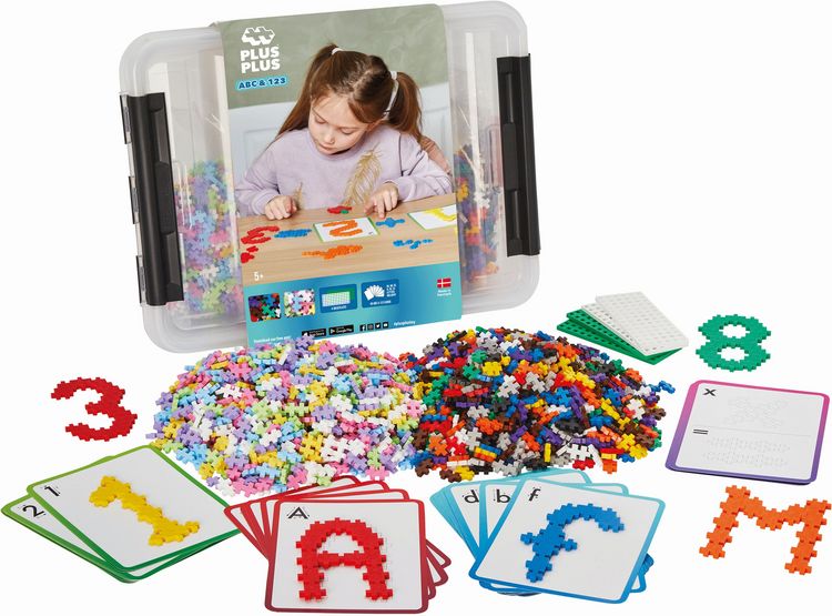 Produktbild: Plus Plus - 2000 Kreativ Bausteine ABC & 123