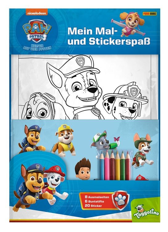 Produktbild: PAW Patrol: Mein Mal- und Stickerspa&szlig;