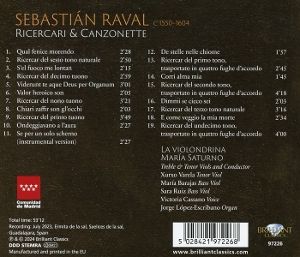 Produktbild: Raval:Ricercari & Canzonette