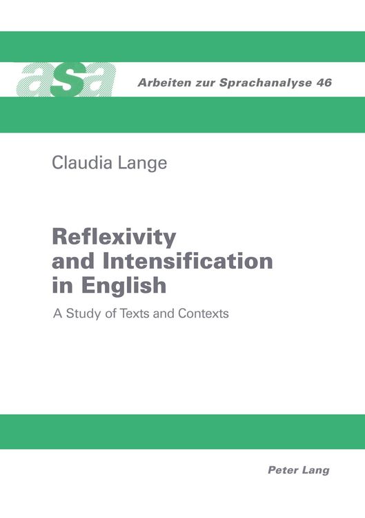 Produktbild: Reflexivity and Intensification in English