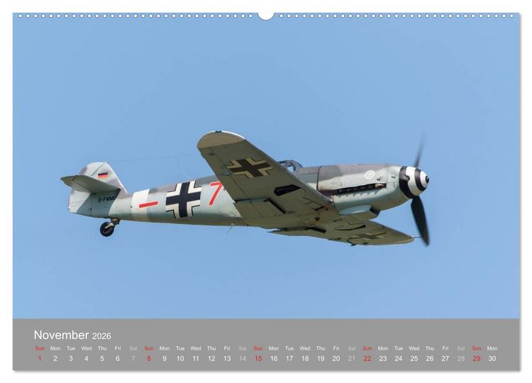 Produktbild: The Flying Legends (High Quality Premium Wall Calendar 2026 DIN A2 landscape),CALVENDO 12 Month Wall Calendar
