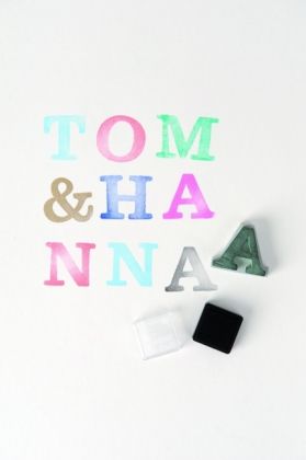 Produktbild: Stempelset Moosgummi Buchstaben und Zahlen Schriftart "Clarendom"