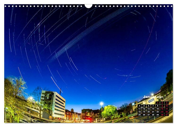 Produktbild: Sternspuren &uuml;ber Bad Hersfeld (Wandkalender 2027 DIN A3 quer), CALVENDO Monatskalender