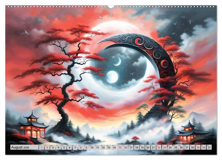 Produktbild: Mondsichelzauber Eine Reise durch die Natur (Wandkalender 2026 DIN A2 quer), CALVENDO Monatskalender