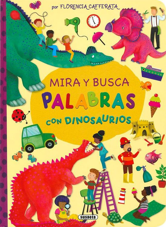 Produktbild: Mira y busca palabras con dinosaurios