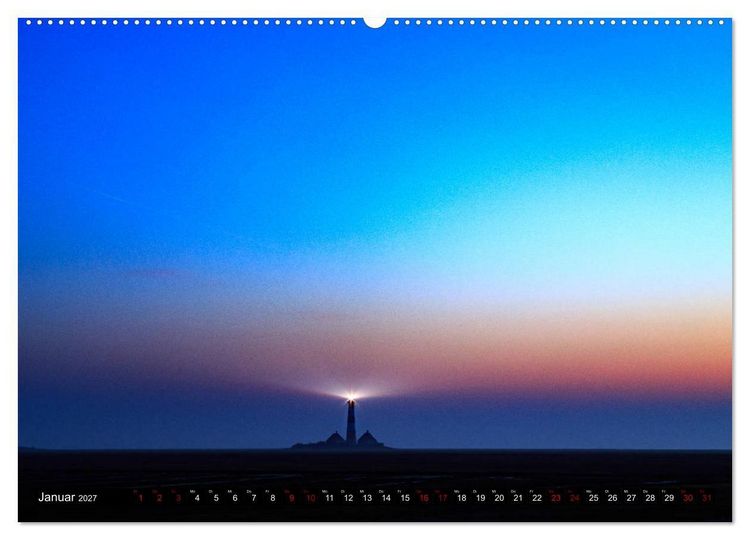 Produktbild: Einmaliges Westerhever (Wandkalender 2027 DIN A2 quer), CALVENDO Monatskalender
