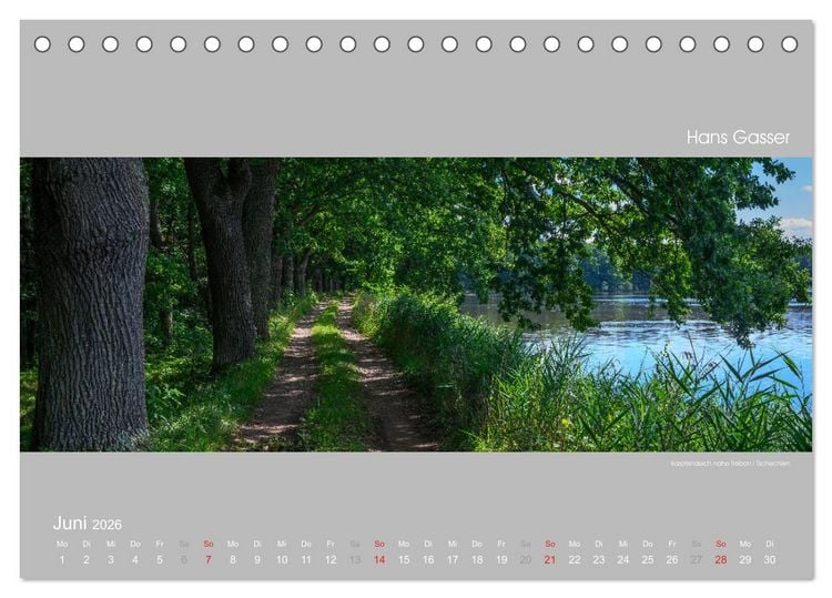 Produktbild: GROSSARTIGE LANDSCHAFTEN 2026 (Tischkalender 2026 DIN A5 quer), CALVENDO Monatskalender