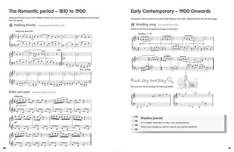 Produktbild: Couch to Concert: Beginner Piano Pieces and Practice