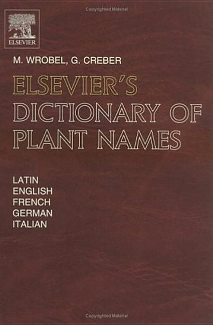 Produktbild: Elsevier's Dictionary of Plant Names