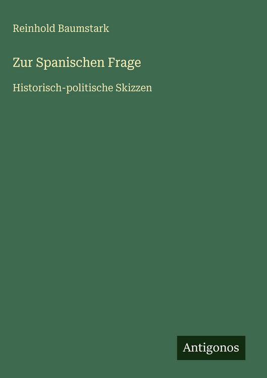 Produktbild: Zur Spanischen Frage