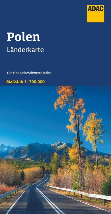 Bild vom Artikel ADAC Länderkarte Polen 1:700.000 vom Autor 