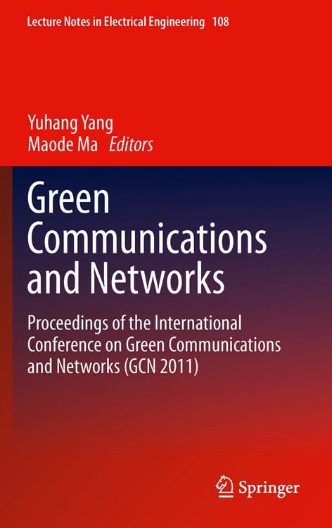 Produktbild: Green Communications and Networks