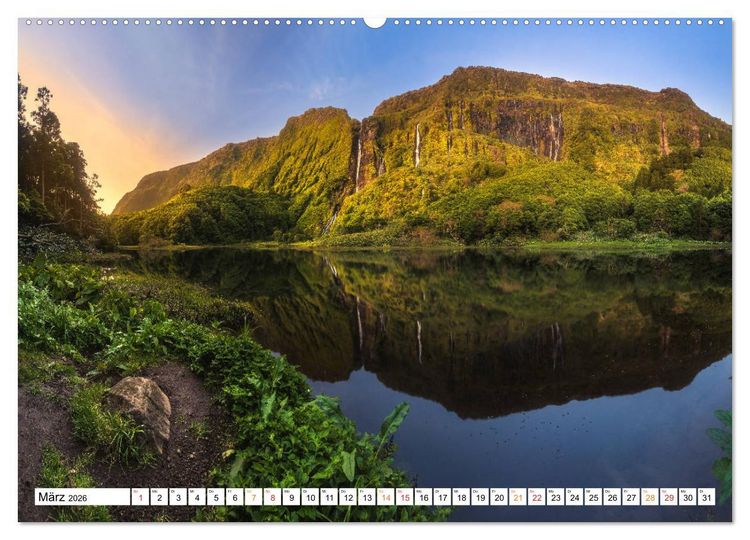 Produktbild: Azoren &ndash; Paradies im Atlantik (hochwertiger Premium Wandkalender 2026 DIN A2 quer), Kunstdruck in Hochglanz